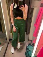 Zara Hose grün Collot Hose dunkelgrün S M 34 36 Bayern - Obertraubling Vorschau