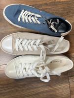 Ghizzani hilfiiger Stoff Schuhe sneaker 40 Bayern - Landshut Vorschau