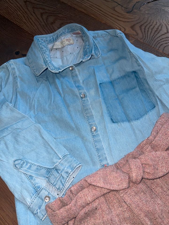 Jeansbluse Gr.92 + Shorts Gr.98 ZARA w.NEU in Essen