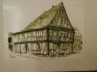 Aquarell - ältestes Haus in 67459 Böhl gemalt von Karl Graf Rheinland-Pfalz - Limburgerhof Vorschau