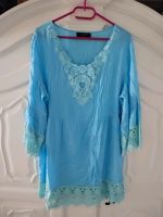 Aniston Damen Tunika Sommer Shirt 3/4 arm Spitze hellblau gr.44/4 Nordrhein-Westfalen - Soest Vorschau