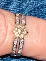 Ring 375 Gold / 50 Ringgrösse mit Diamanten Nordrhein-Westfalen - Witten Vorschau