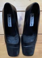 Schwarze Damenschuhe aus Leder, 8 cm Absatz- wenig getragen Brandenburg - Cottbus Vorschau