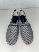 NEU Lands End Espadrilles blau weiß gestreift Fransen 40 Slipper Dortmund - Wickede Vorschau