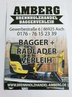 Minibagger,Radlader,Rüttelplatten,Baumaschinen Bayern - Fuchstal Vorschau