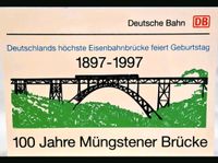 Jubiläumsschild zum Geburtstag      "100 Jahre Müngstener Brücke" Nordrhein-Westfalen - Solingen Vorschau