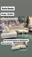 Sofa Couch Wohnlandschaft mit Funktionen Bezug aus Cord Niedersachsen - Delmenhorst Vorschau