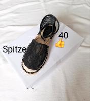Espadrille Ballerina  aus Spitze Riemchen und Bänder Gr 40 Bielefeld - Bielefeld (Innenstadt) Vorschau