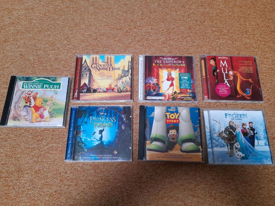 Disney Soundtracks Arielle, Bambi, Dschungelbuch, Cinderella,... in Erlangen