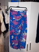 mango maxi rock blumen blau lila rosa beige sommer boho Hessen - Heppenheim (Bergstraße) Vorschau
