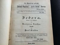 Theater Manuskript Drama Fedora von Victorien Sardou von 1883 Schleswig-Holstein - Kiel Vorschau