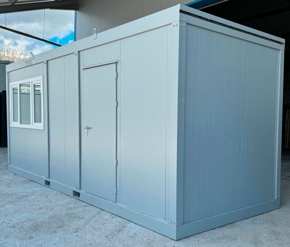 GRTAIS VERSAND ❗ EINZUGSFERTIG + SOFORT VERFÜGBAR ❗ 6m x 2,4m – Schlüsselfertiger Container mit Küchenzeile & Toilette - Container mit Fenstern - Wohnmodul Baucontainer Baustellenlösung Raumcontainer in Mülheim (Ruhr)