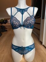 Hunkemöller Set Dessous Lingerie Choker Spitze Türkis Düsseldorf - Oberbilk Vorschau