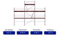 Baugerüst Gerüst Giebelgerüst mieten leihen Bayern - Villenbach Vorschau