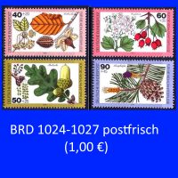 BRD/Bund 1024-1027 ** postfrisch Blätter/Früchte des Waldes (1 €) Baden-Württemberg - Karlsruhe Vorschau
