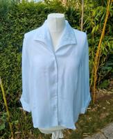 Damen Bluse Hemd weiß Erfo Gr. 42 Spitzenkragen Hessen - Bad Sooden-Allendorf Vorschau