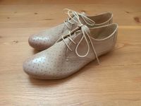 Halbschuhe LASocki Leder neu Gr 38 beige Schnürschuhe Sachsen-Anhalt - Halle Vorschau