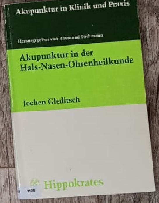 Akupunktur in der Hals-Nasen-Ohren-Heilkunde Jochen Gleditsch in Herxheim am Berg