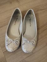 Silberne Ballerinas Größe 37 mit Glitzer Elberfeld - Elberfeld-West Vorschau