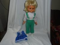 sehr hübsche schlanke blonde DDR Puppe mit Stimme, 48 cm Sachsen - Beilrode Vorschau
