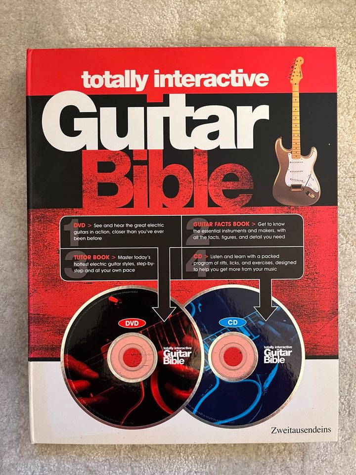 Guitar Bible - Gitarren Bibel - Lehr/Lernbuch inkl. CD und DVD in Regensburg