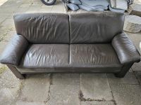 Leder Sofa Couch Echtleder ??? ZU VERSCHENKEN Altona - Hamburg Lurup Vorschau