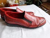 Hush Puppies Gr.39 rot Leder Slipper Halbschuhe Sachsen - Dippoldiswalde Vorschau