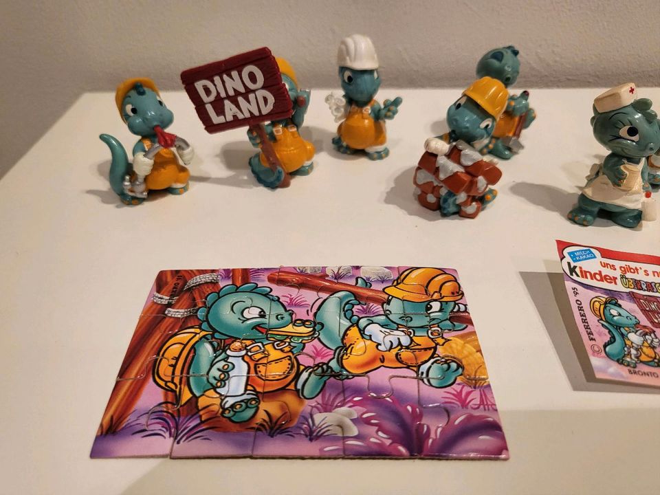 Ü Eier Die Dapsy Dinos Komplettsatz + Dino Puzzle in Besigheim