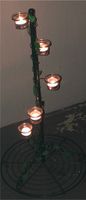 Ständer mit  5 Kerzen  Glässchen ohne Rost Saarland - Völklingen Vorschau