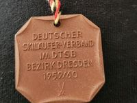 1959/60 Deutscher Skiläuferverband Bezirk DRESDEN Porzellan Leipzig - Knautkleeberg-Knauthain Vorschau