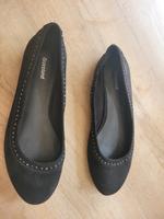 schwarze Ballerinas mit Glitzer Gr.39 Nordrhein-Westfalen - Velbert Vorschau