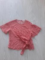 Bluse Gr. 40 neu zum Binden rot weiß H&M verschenken Baden-Württemberg - Möckmühl Vorschau