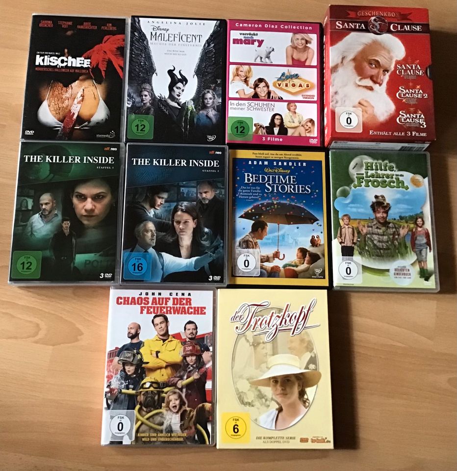 DVD / DVDs Trotzkopf, Maleficent, Bedtime Story, Killer inside…. in Eberhardzell