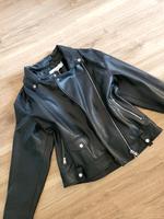 Bershka Lederjacke Kunstlederjacke schwarz oversized Niedersachsen - Melle Vorschau