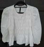 MNG weiße Sommerbluse boho gesmokt Gr.42 Thüringen - Rudolstadt Vorschau
