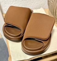 Gia Borghini Sandalen Schlappen 40 braun Sommer Latschen Schuhe Blumenthal - Farge Vorschau