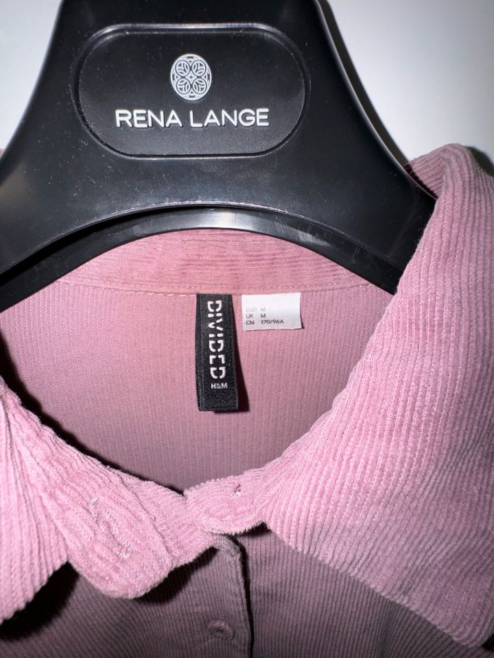 Neuwertige H&M Baumwolle Bluse Gr.XL Rose lila in Kaiserslautern