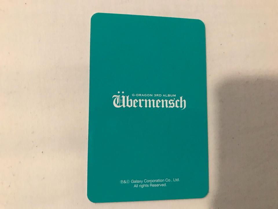 G Dragon G-Dragon Übermensch ˋ Photocard Picture Card 2025 neu in München