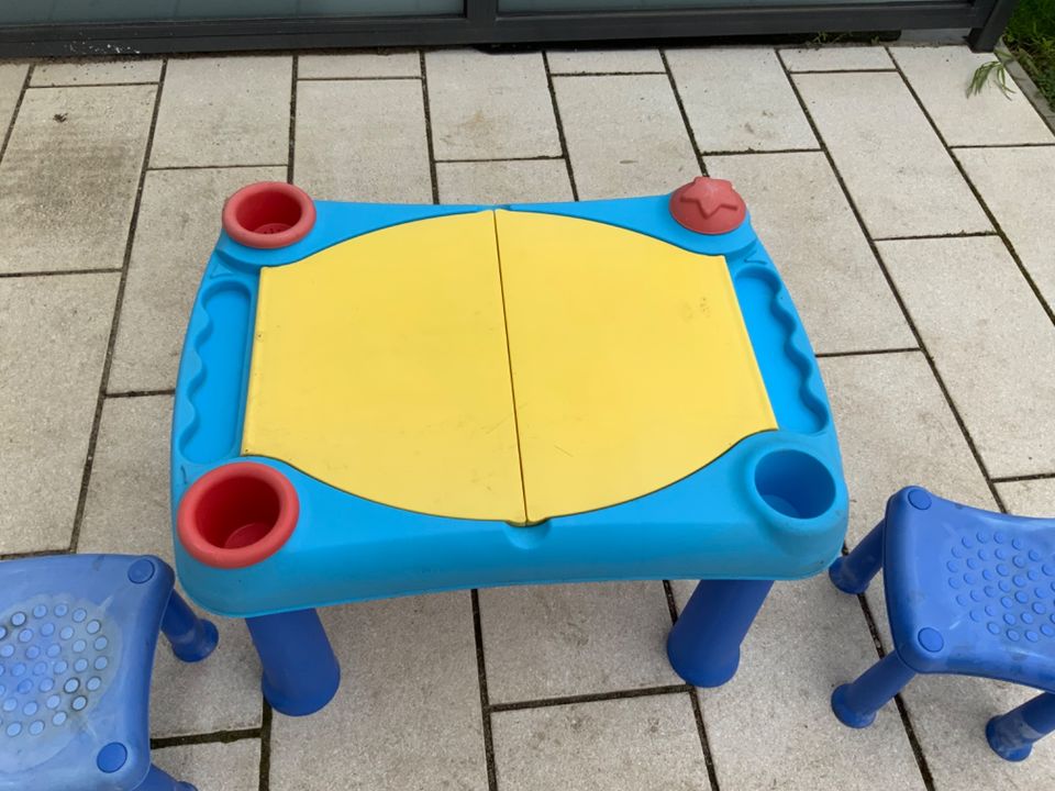 Kinder Spieltisch Sandkasten Wassertisch Wasserspielzeug Garten S in Schwerin