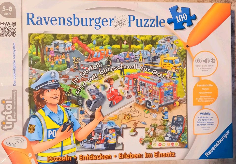 Tiptoi Puzzle Polizei 100 Teile in Sassenburg