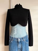 Pullover Top cropped schwarz Elisabetta Franchi Cup Effekt Düsseldorf - Heerdt Vorschau