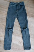 H&M Skinny fit High Waist Jeans ~ grau schwarz ~ Größe 152 Bayern - Buchenberg Vorschau