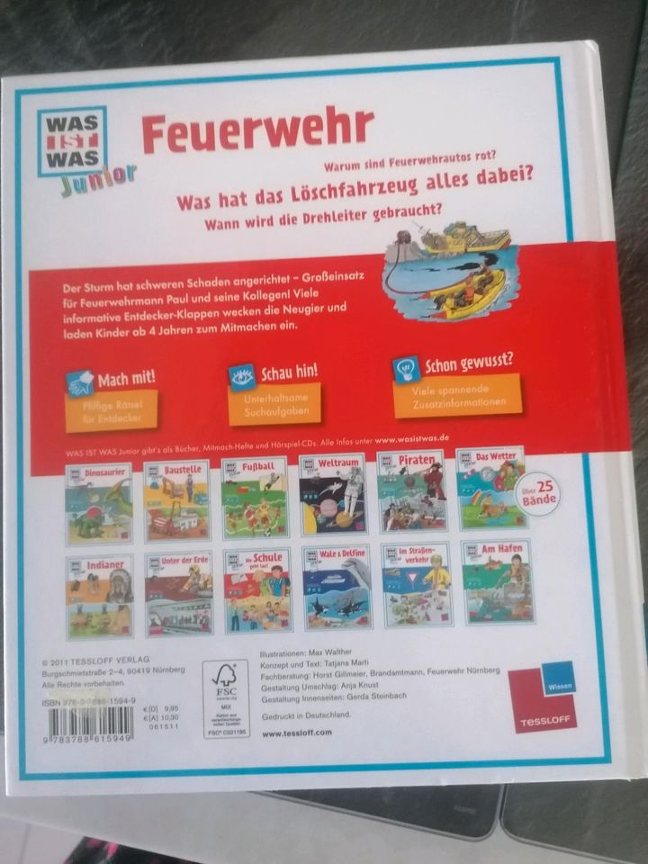 Was ist was Feuerwehr junior, Buch in Aerzen