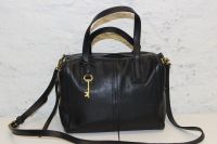 FOSSIL Emma Satchel Handtasche Tasche Schwarz Leder Crossbody Duisburg - Duisburg-Mitte Vorschau