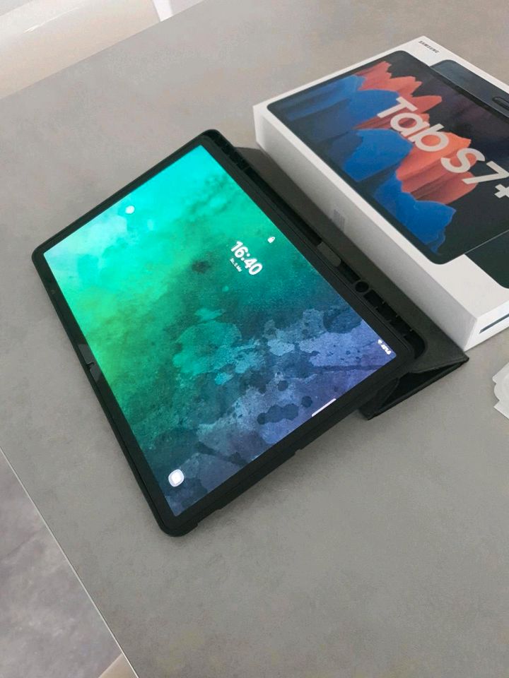SAMSUNG Galaxy Tab S7+ WiFi,  256 GB, 12,4 Zoll, Mystic Black in Neu Ulm