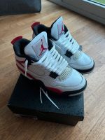 Air Jordan 4 Retro Gr. 7 (EUR 40) white/fire red-Black Nordrhein-Westfalen - Siegburg Vorschau