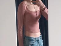 Langarmshirt Rosa, Pink, Rose Nordrhein-Westfalen - Velbert Vorschau