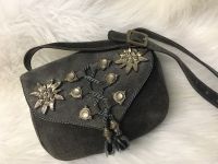 Graue Vintage Tasche Wildleder Trachten Edelweiß Baden-Württemberg - Heilbronn Vorschau