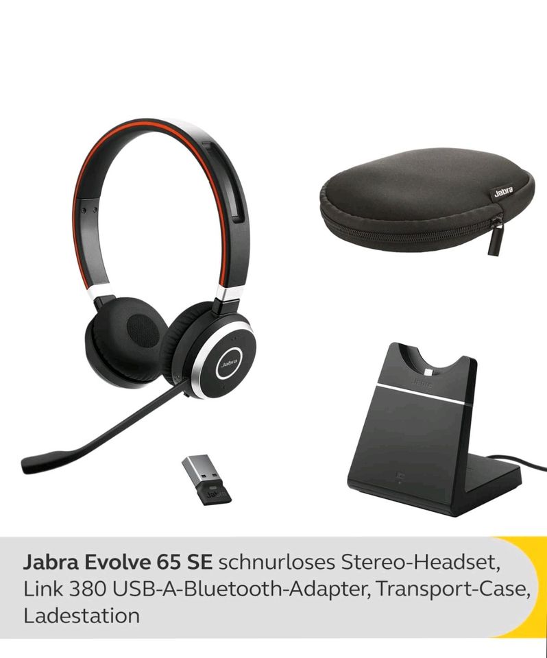 Kopfhörer Bluetooth Freisprechen Jabra in Leinefelde