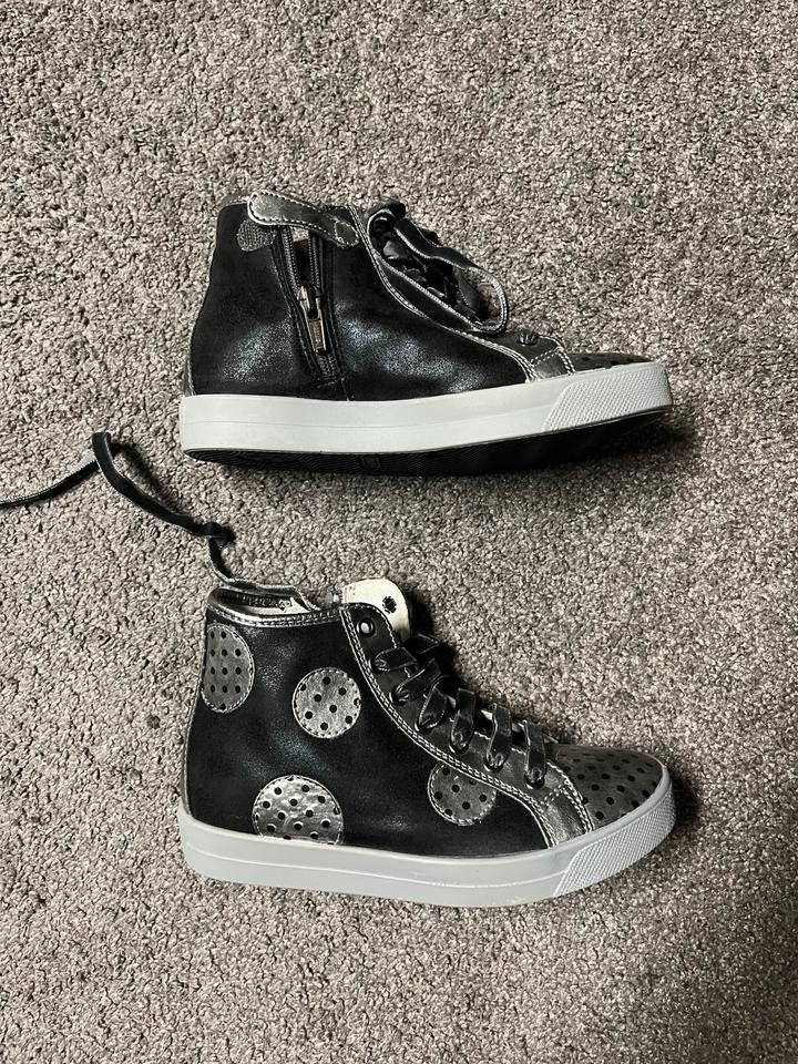 Primigi Schnürschuhe Gr 31 Leder grau schwarz Reißverschluss in Dortmund